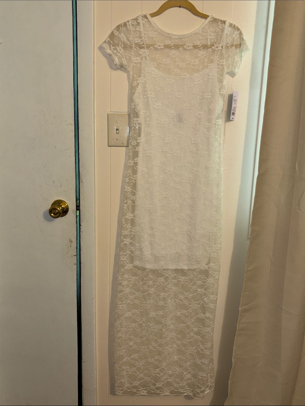 Wild Fable White Lace Dress Size XS - Picture 3 of 7
